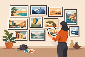 11 Travel Photography Gallery Wall Examples - Sylvere Clerempuy Photography
