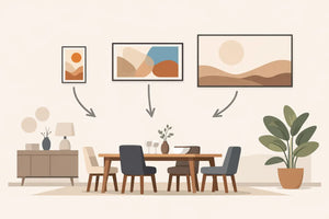 What Size Wall Art for Dining Room?