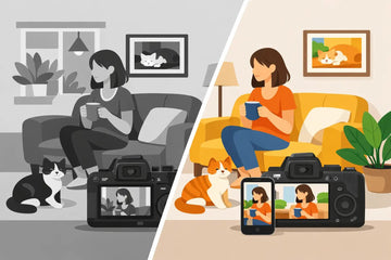 Black and White vs Color Photography at Home - Sylvere Clerempuy Photography