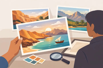 Choosing an Oman Landscape Photography Print - Sylvere Clerempuy Photography