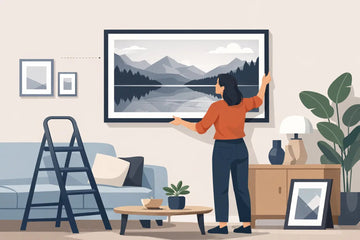 How to Hang Oversized Photo Artwork Well - Sylvere Clerempuy Photography