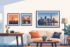 How to Style Cityscape Photo Prints at Home - Sylvere Clerempuy Photography