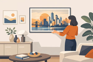 How to Style Cityscape Wall Art With Intention - Sylvere Clerempuy Photography