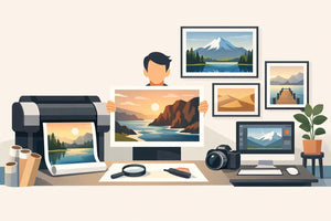 Large Format Photography Prints at Home - Sylvere Clerempuy Photography