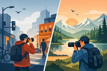 Street Photography vs Landscape Photography - Sylvere Clerempuy Photography