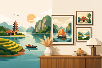 Vietnam Cultural Landscape Prints for Interiors - Sylvere Clerempuy Photography