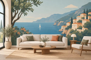 Wallpaper Murals That Give a Room a Sense of Place - Sylvere Clerempuy Photography