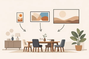 What Size Wall Art for Dining Room? - Sylvere Clerempuy Photography