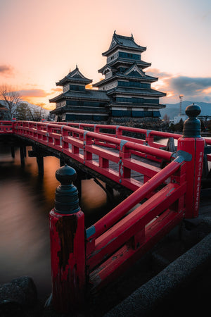 The Vermilion Path to Matsumoto - Fine Art Photography by Sylvere Clerempuy Photography