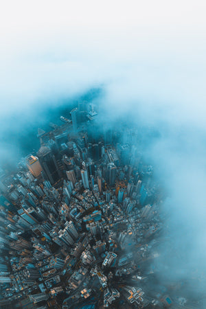 Towers Above the Ethereal Sea - Fine Art Photography by Sylvere Clerempuy Photography