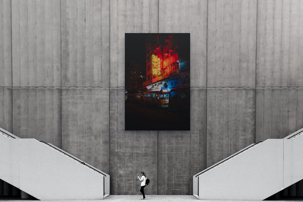 Crimson Rhythm of Kowloon - Fine Art Photography by Sylvere Clerempuy Photography