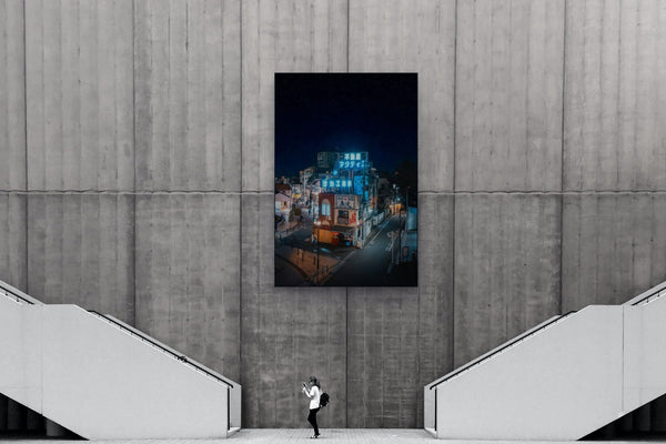 The Cyan Beacon of Uonami - Fine Art Photography by Sylvere Clerempuy Photography