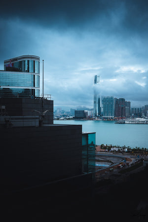 The view from my first office's window in Admiralty, Hong Kong China.  Fine Art Limited Edition of 28. Photo © Copyright by Sylvère Clerempuy.